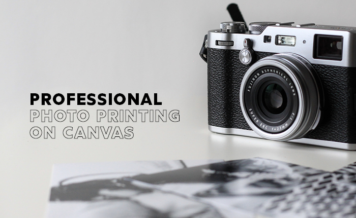 phot printing with canvas